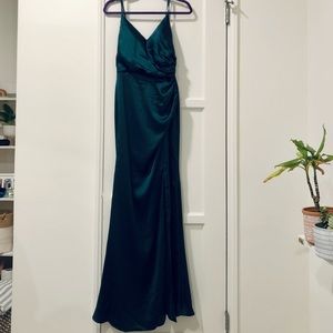 Revelry Rory Satin Bridesmaid Dress